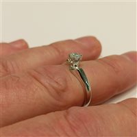 Salzano - Via Montegrappa, 28 - Anello Vidali Gioielli Donna in Oro bianco Zircone ANOR-33-34 - ANOR-33-34